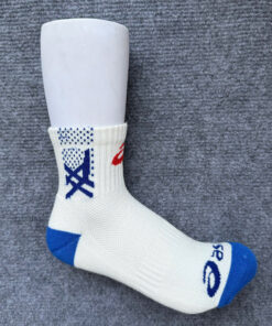 Set 5 Đôi A11 Asics Trắng Xanh Dương