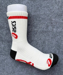 Set 5 Đôi A12 Asics Trắng Kẻ Đen