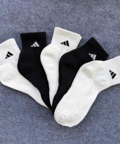 Set 5 Đôi A26 Adidas Cổ Trung Mix Màu