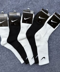 Set 5 Đôi D03 Nike - Drifit  Cổ Cao Mix Màu