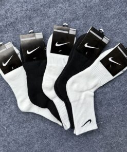 Set 5 Đôi D03 Nike - Drifit  Cổ Trung Mix Màu